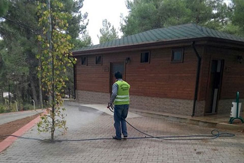 Mesirelikte pire ve sinek ilaçlaması