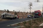 Bozkurt’ta TIR kamyona çarptı