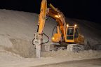Çameli’de gece yarısı yol incelemesi