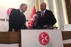 Denizli MHP’den Bahçeli’ye Yatağan kılıcı