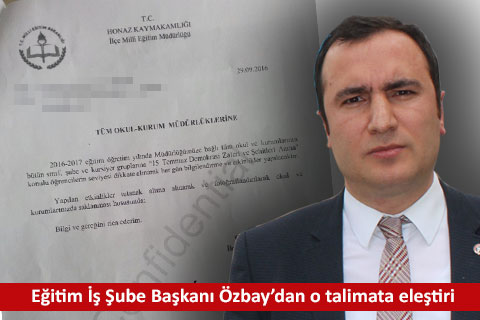 Özbay: 15 Temmuz sonrası birileri kraldan çok kralcı oldu
