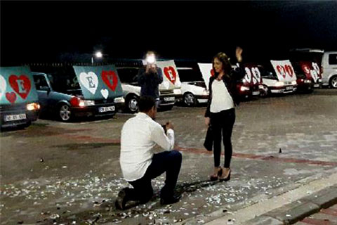 Tofaş tutkunundan ilginç evlilik teklifi
