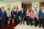 Yurt müdürleri Vali Altıparmak’ı ziyaret etti