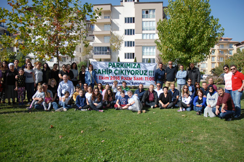 Parka organik ürün pazarı girişimine tepki