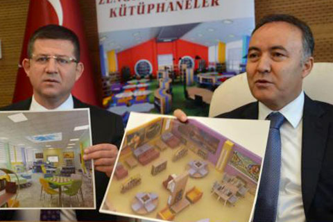 Merkezefendi’ye 18 Z-Kütüphane