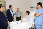 Subaşıoğlu’ndan hastane ziyareti
