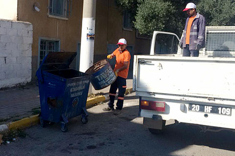 Küllerinizi konteynere dökmeyin