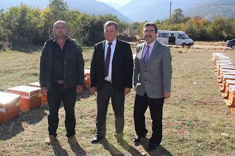 2 arıcıya 30 bin lira hibe