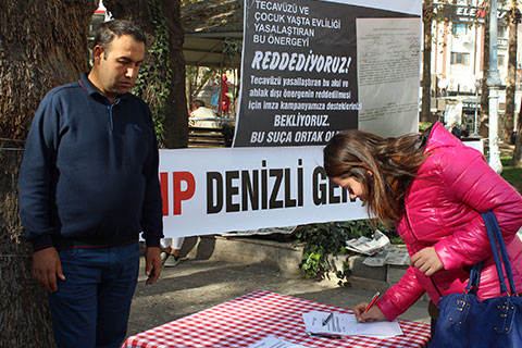 CHP’li gençlerden imza kampanyası