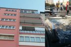 Binanın 7. katından pencere düştü