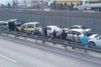 Alt geçitte 6 araç birbirine girdi