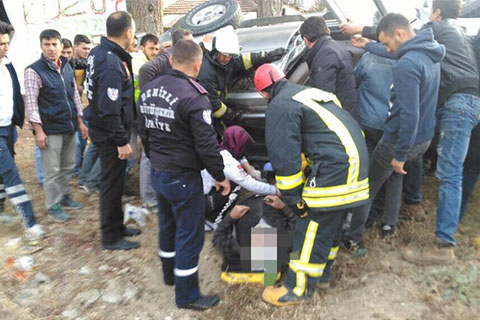 Bozkurt’ta kaza: 2 yaralı