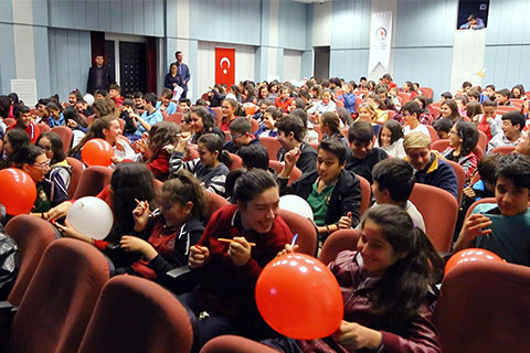 Öğrenciler sınav kaygısını yendi