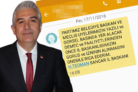 Sancar’dan ‘izinsiz konuşmayın’ mesajı