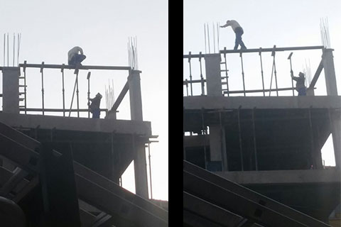 İnşaat işçileri ölüme davetiye çıkarıyor