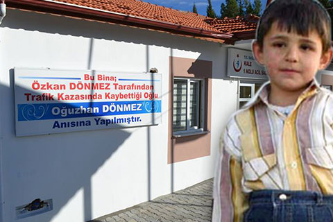 Oğlu için ödenen kan parasıyla 112 Acil İstasyonu yaptırdı