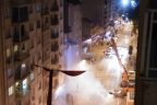 Lise Caddesi’nde gece yarısı yıkım