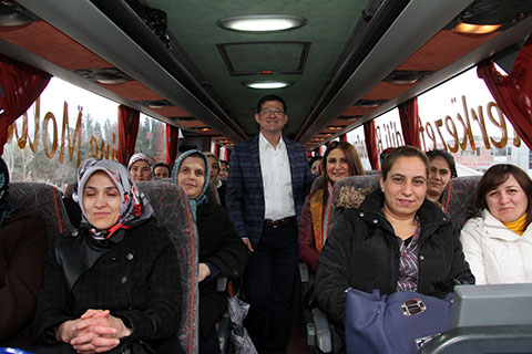 Ev kadınlarına Karahayıt molası