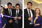Önce açılış yaptılar, sonra nişan taktılar