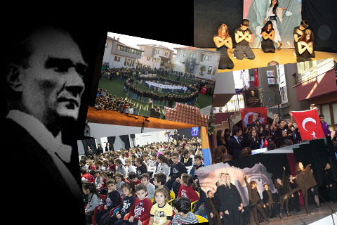 Özel okullarda 10 Kasım