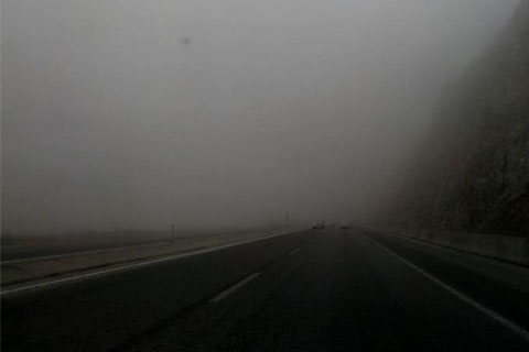 Denizli-Antalya Yolu’nda yoğun sis
