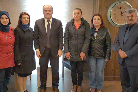 Yöneticilerinden Başkan Gürlesin’e teşekkür ziyareti