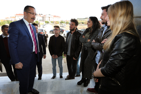 Rektör Çivril’deki yüksekokulları inceledi