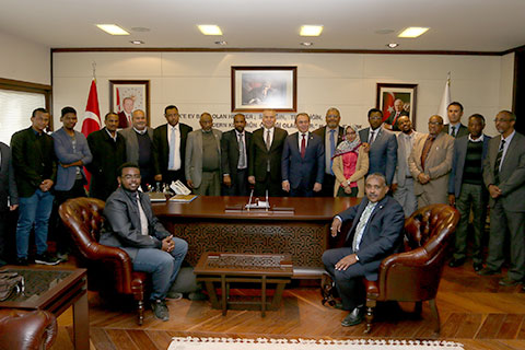 Sudan heyeti Başkan Zolan’la buluştu