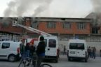Tekstil atölyesinde yangın