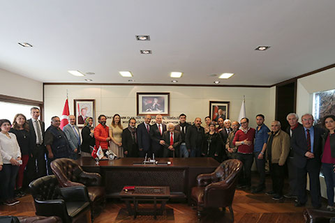 Başkan Osman Zolan şairlerle buluştu