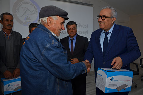 Çameli’de ihtiyaç sahiplerine havalı yatak