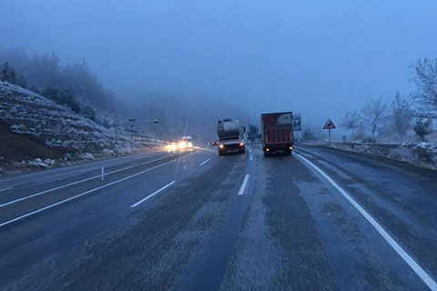 Cankurtaran’da kar, buzlanma ve sise dikkat!