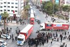 Halep için Denizli’den 15 TIR yola çıktı