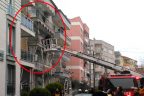 İtfaiye çatıdan indirdi