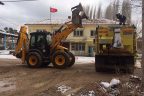 Pamukkale’de karla mücadele başladı
