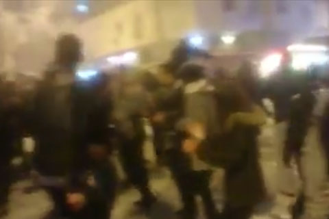 Denizli Kar yağdı, gençler coştu