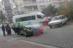 Kuşpınar’da kaza ucuz atlatıldı