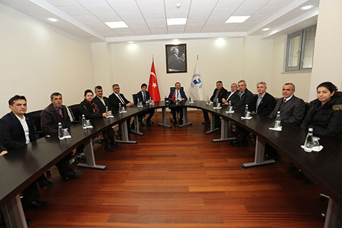 Muhtarlardan Rektör Bağ’a ziyaret
