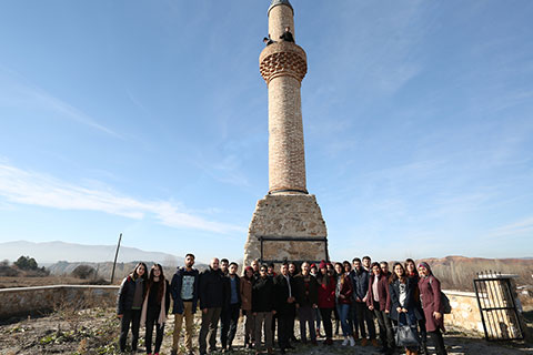 PAÜ öğrencilerinin Çal turu