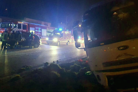 Pınarkent’teki kazada 1 ölü, 2 yaralı var