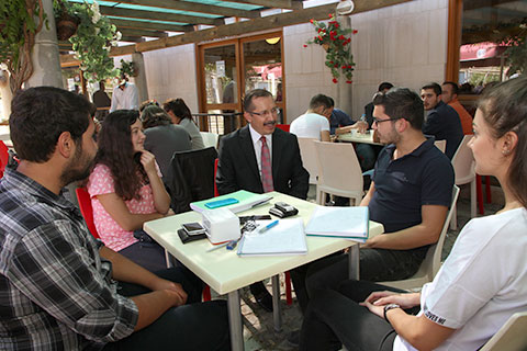 Rektör Bağ yüz yüze görüşecek