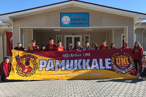 PAÜ ultrAslan Grubu’ndan kütüphane
