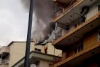 Kayalık Caddesi’nde korkutan yangın