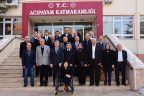 Kaymakam Şanlıer’e hoş geldiniz ziyareti