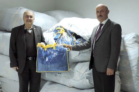 Çameli’den Suriye’ye 675 battaniye