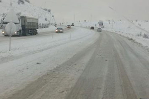 Cankurtaran’da kar var, sürücüler dikkat!