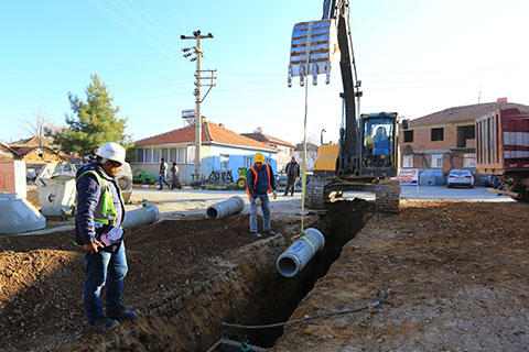 Irgıllı kanalizasyon hattına kavuşuyor