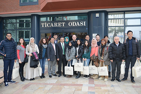 Yabancı öğrenciler DTO’yu ziyaret etti