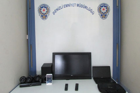 5 hırsızlık zanlısı çalınan malzemelerle birlikte yakalandı