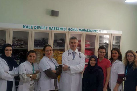 Kale Devlet Hastanesi’nin anlamlı çalışması sürüyor
